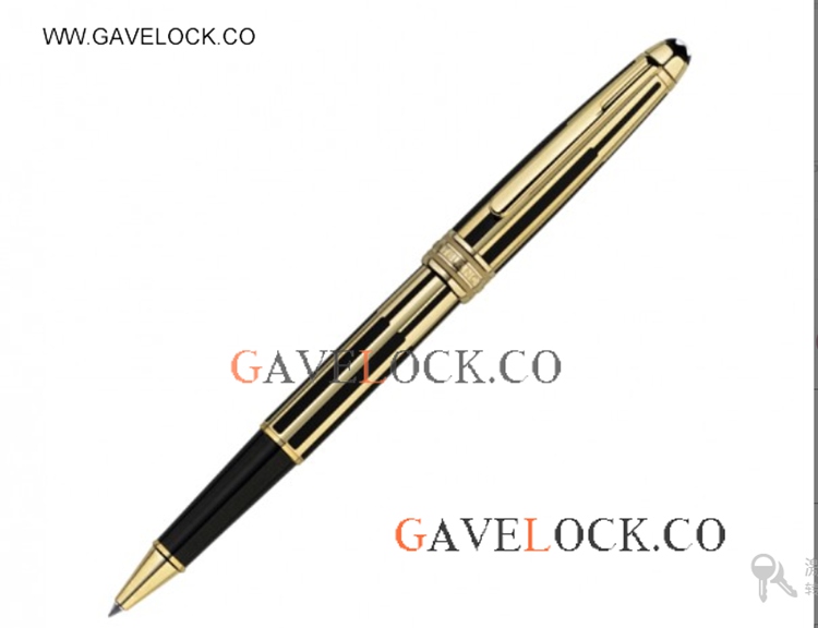 Montblanc Meiterstuck Rollerball Gold black T106 Pen